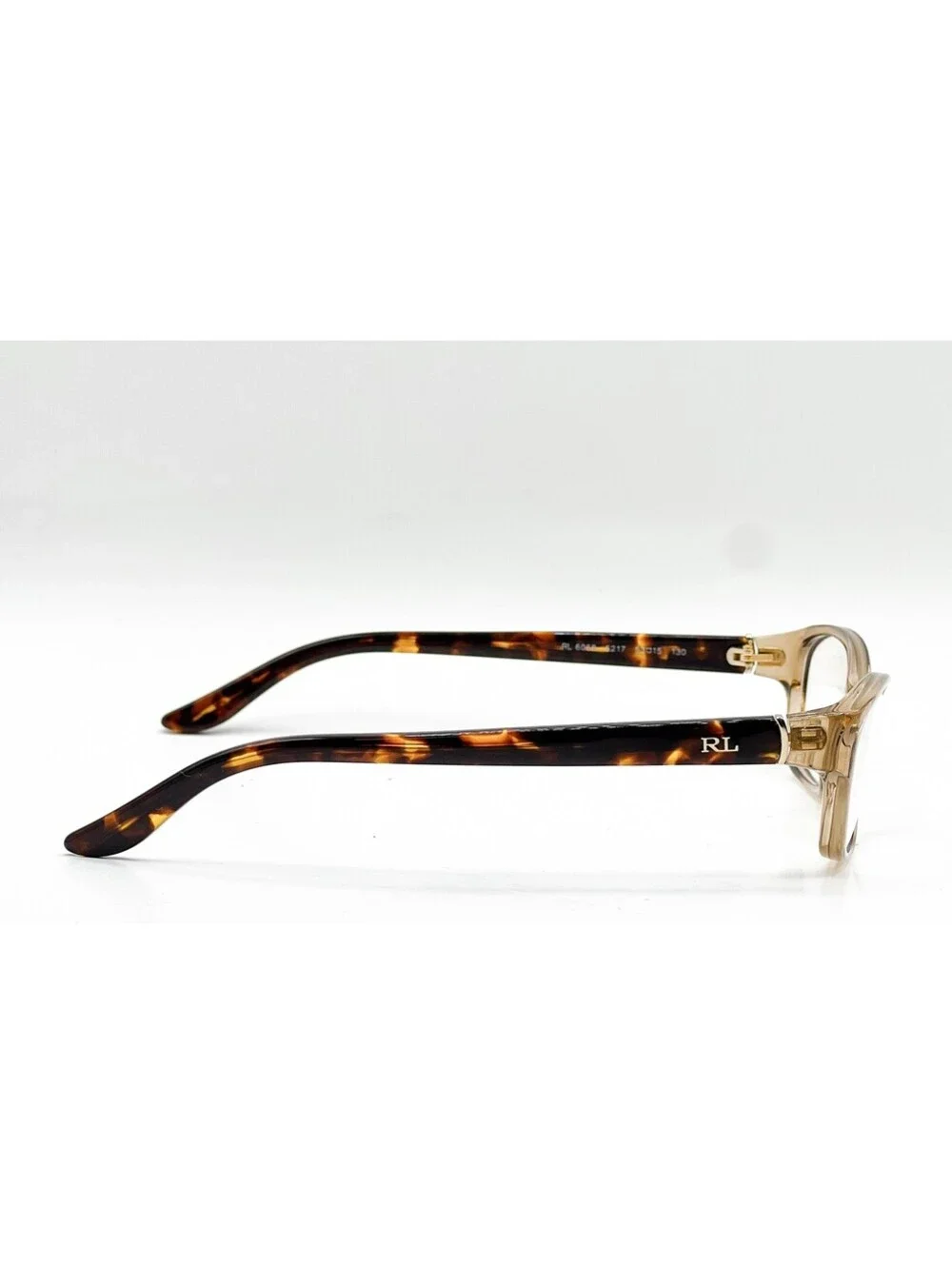 Ralph Lauren RL 6068 5217 Beige Transparent Havana Cat Eyeglass Frames 53-15-130